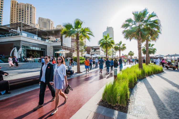 Touristes à Dubaï