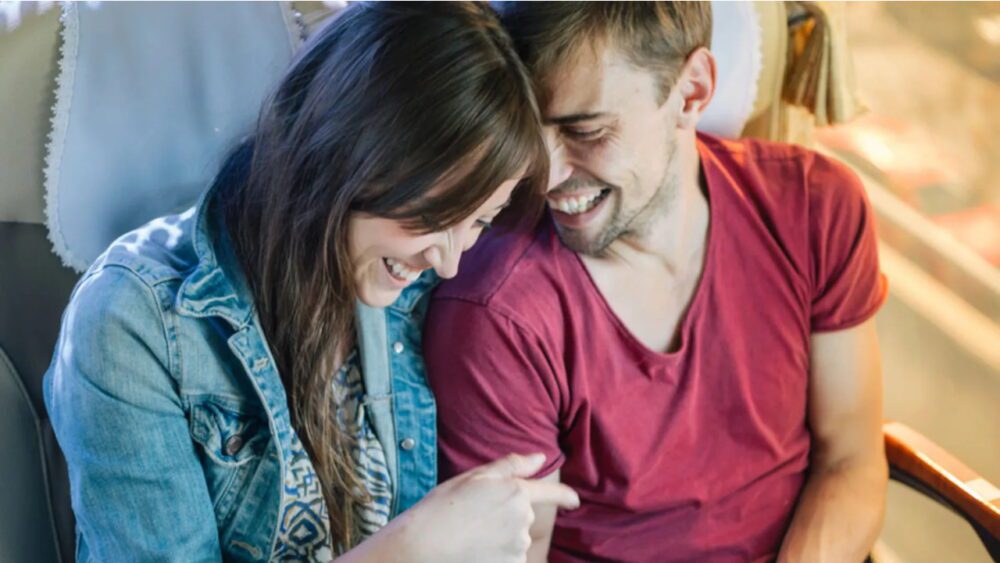 femme avec de l'humour