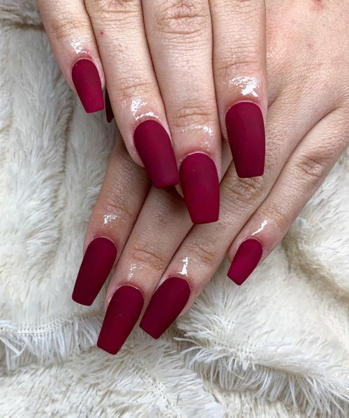 ongles en acrylique mat ongles pour femmes instagram