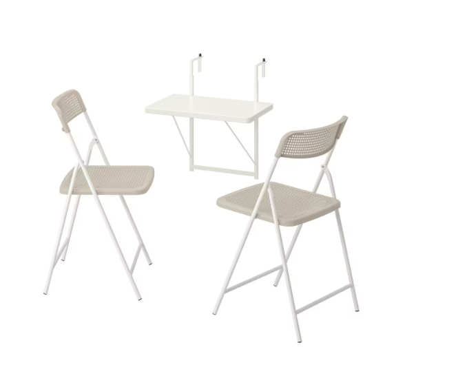 Ensemble table et deux chaises TORPARÖ