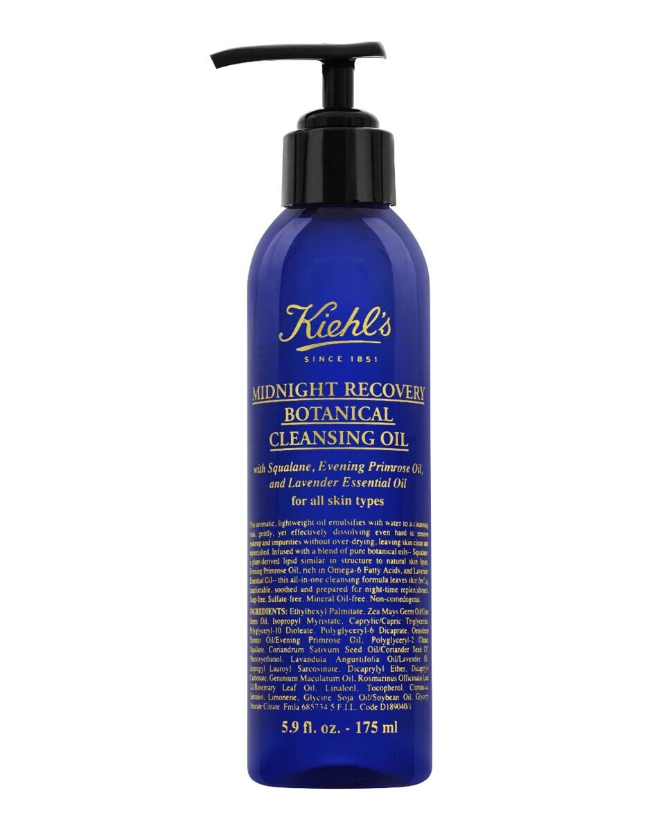 Kiehl's Midnight Recovery Botanical Cleansing Oil Nettoyant visage 175 ml