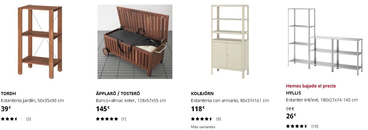 Armoires et étagères d'extérieur IKEA