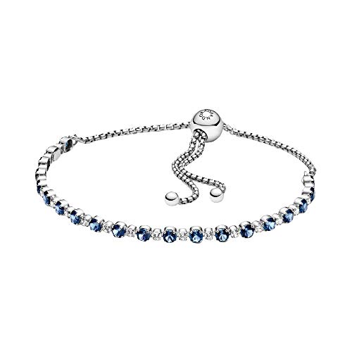 PANDORA Timeless - Bracelet ajustable en argent sterling avec cristaux et zircone 599377C01