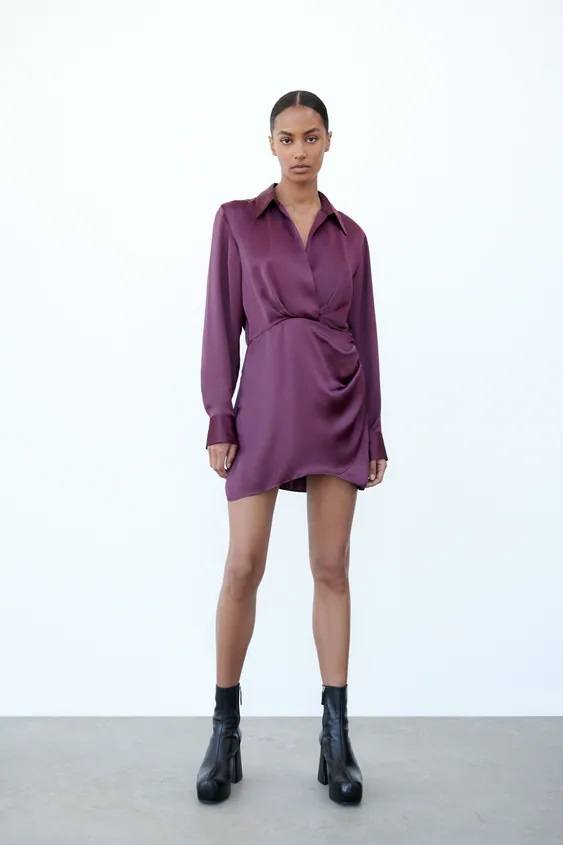 Zara 2022 robe discount printemps et été 