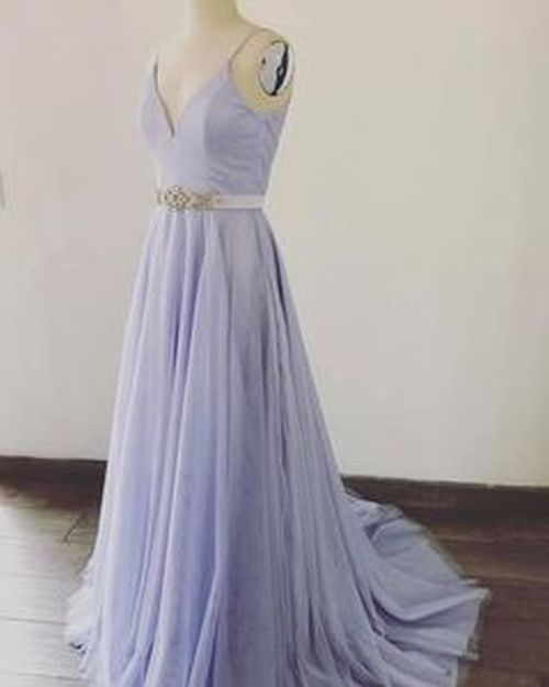 Robe de mariée lilas