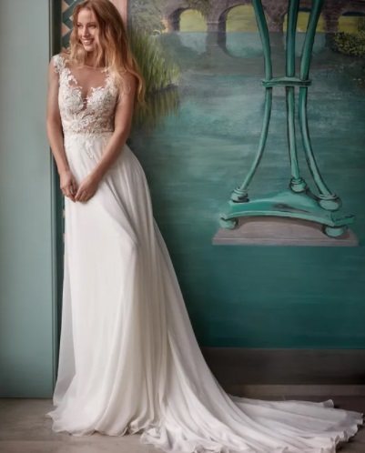 Robe de mariée modèle Fiordalina par Nicole Milano