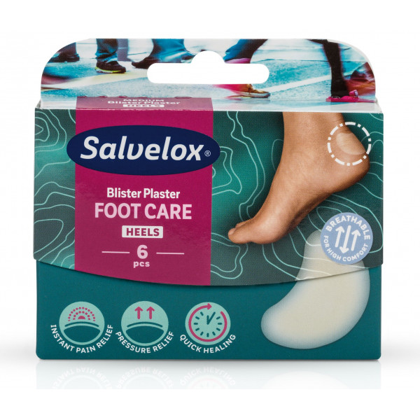 Pansement protecteur Salvelox pour ampoules et écorchures dans les soins des pieds