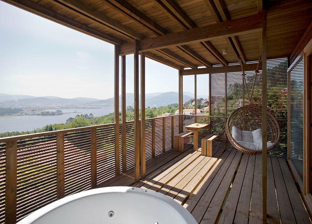 Chalet de luxe avec spa et grande terrasse 130-170 €, selon la saison