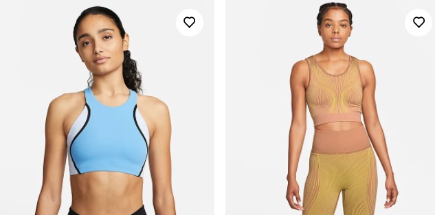 Soutiens-gorge et t-shirts Nike pour femme