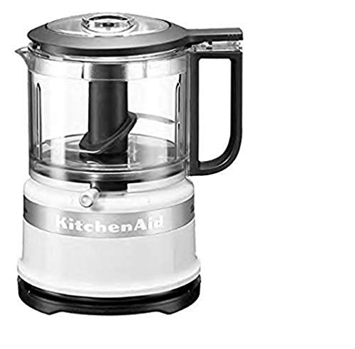 KitchenAid 5KFC3516EWH Mini robot culinaire, 240 W, 0,83 L, 1 dB, Acrylique, Blanc