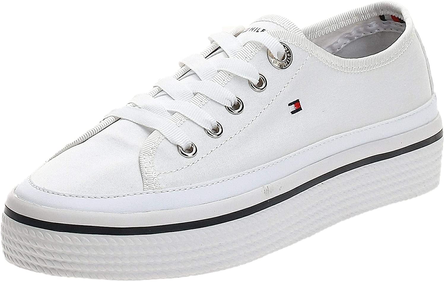 Tommy Hilfiger Corporate Flat Sneakers, Baskets Basses Femme