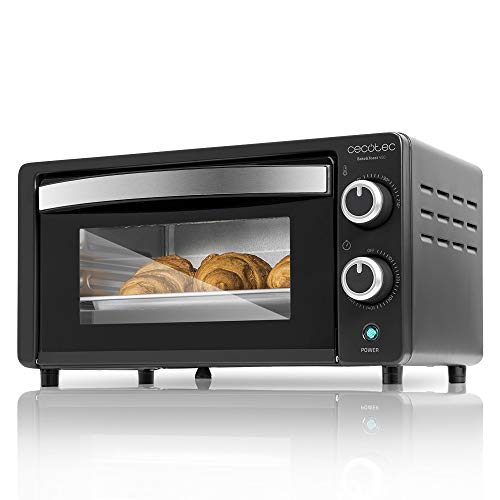 Four de comptoir Cecotec Bake&Toast 450. 1000 watts, capacité de 10 litres, température jusqu'à 230 °C, minuterie jusqu'à 60 minutes, parfait pour les paninis et les pâtisseries