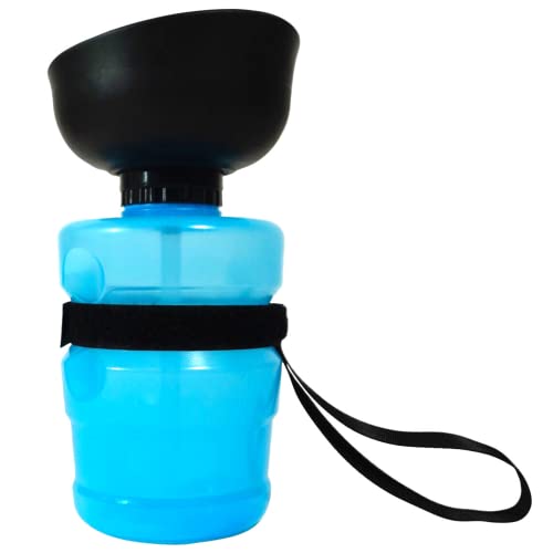 SalvaDog Duran - Bouteille d'eau pour chien - Abreuvoir portable pour chien - 500 ml - Abreuvoir portable pour chien - Sans BPA - Bouteille d'eau pour chien