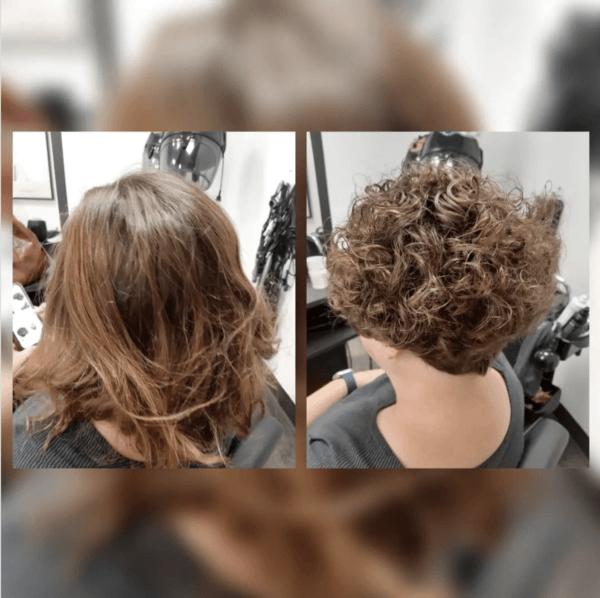 Types de cheveux bouclés : Photos courtes avant et après