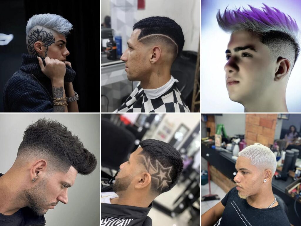 Fotos con los mejores Cortes de pelo para hombres con degradado acabado en V portada