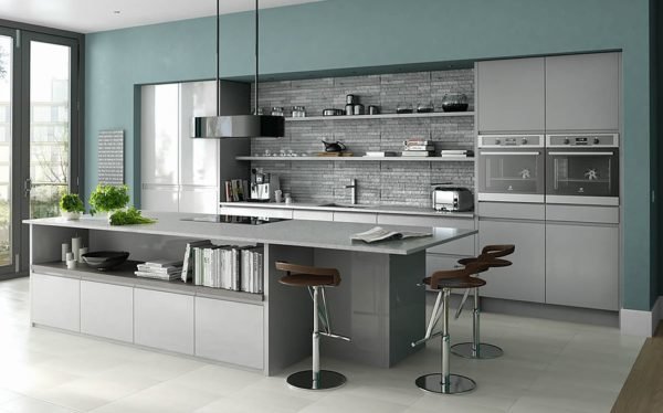 couleur et style de la maison intérieur cuisine métal vert