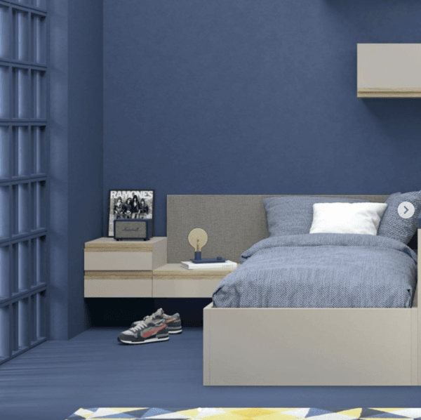 Couleur de sélection de couleur pour chambre double, jeunesse et petite chambre - couleur bleu égéen pour chambre de jeunesse