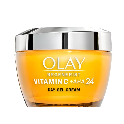 Olay Anti-Dark Spot Gel Vitamin C + AHA24 Day Cream with Vitamin C, AHA & Niacinamide for Radiant Teint, 50ml