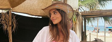 Susana Molina récidive : nous voulons son combo top et jupe au crochet boho soul 