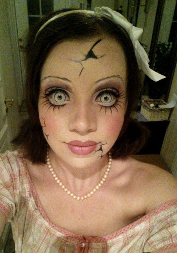 Maquillage Halloween Poupée Cassée Arc