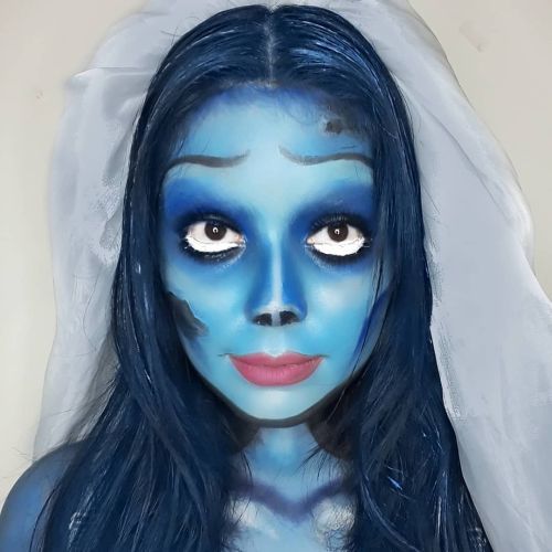 avatar de peinture bleue halloween