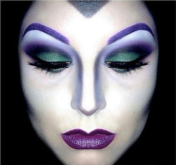maquillage de sorcière halloween