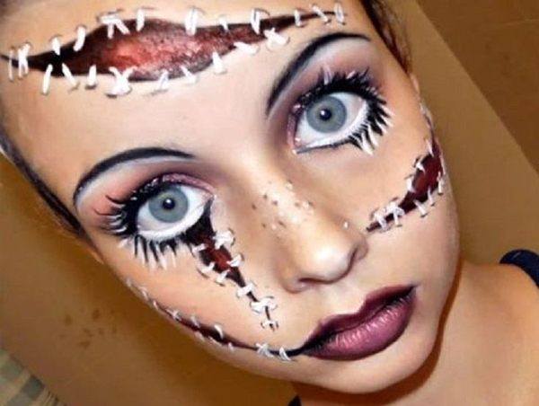 Maquillage des poupées d'Halloween dont vous avez besoin