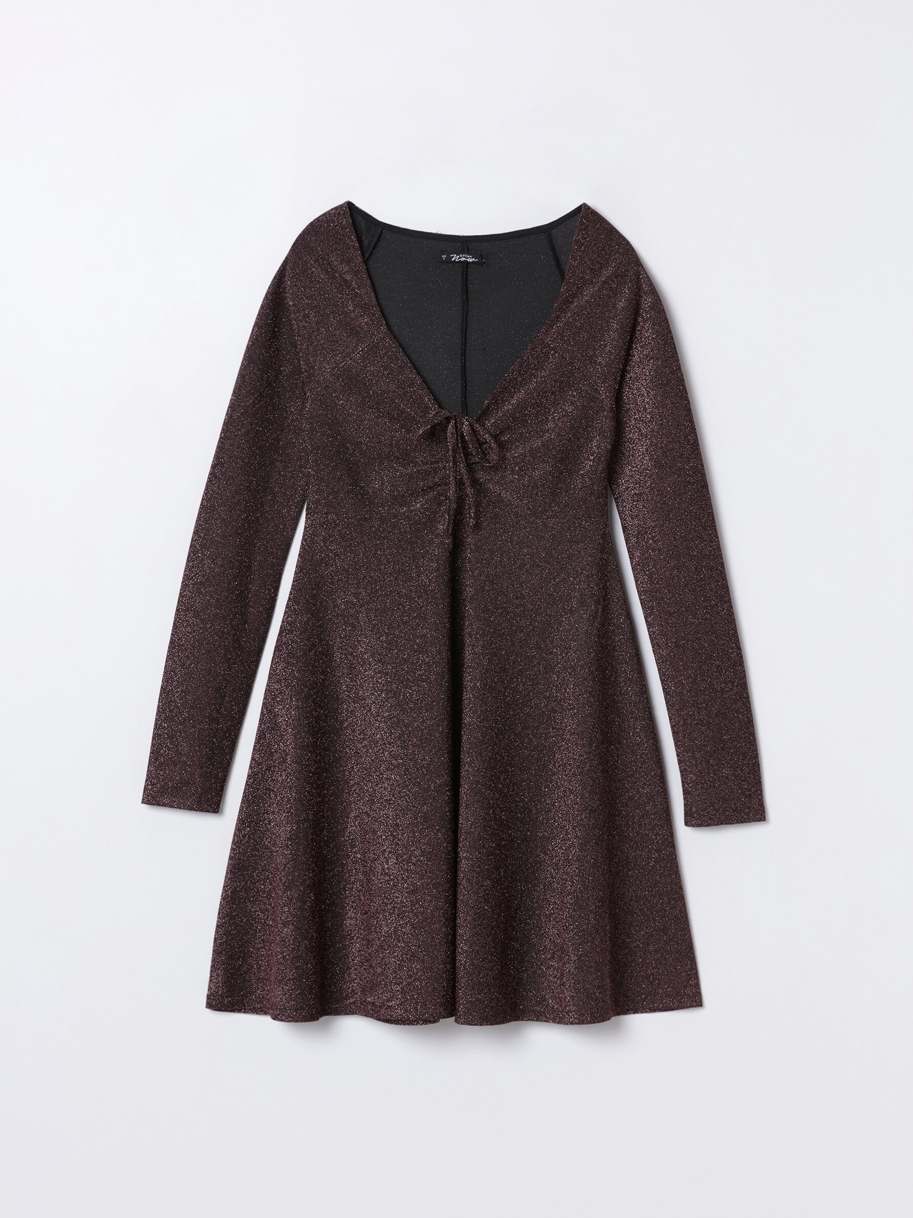 Robe bordeaux à sequins