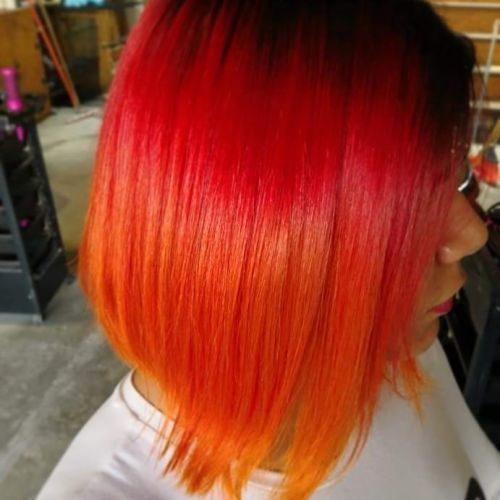 coupe cheveux orange