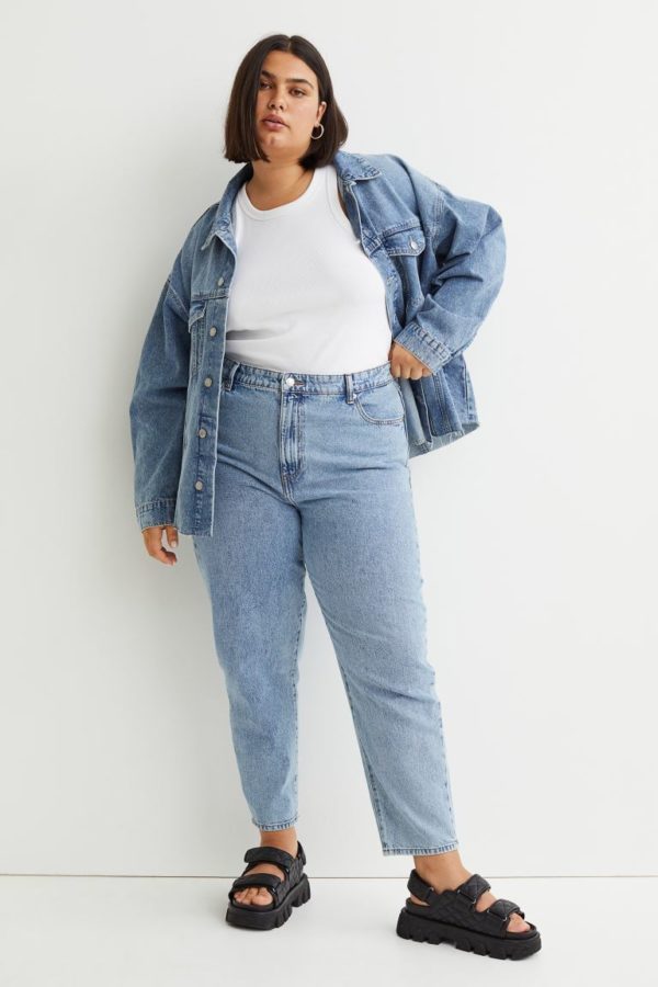 Vêtements pour femmes grasses automne et hiver veste en jean H&M 