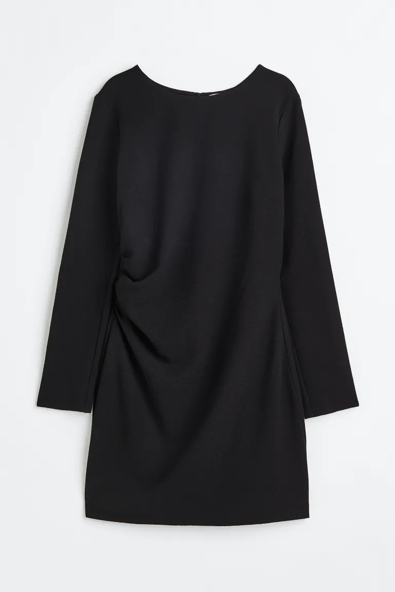 Mini-robe en crêpe H&M
