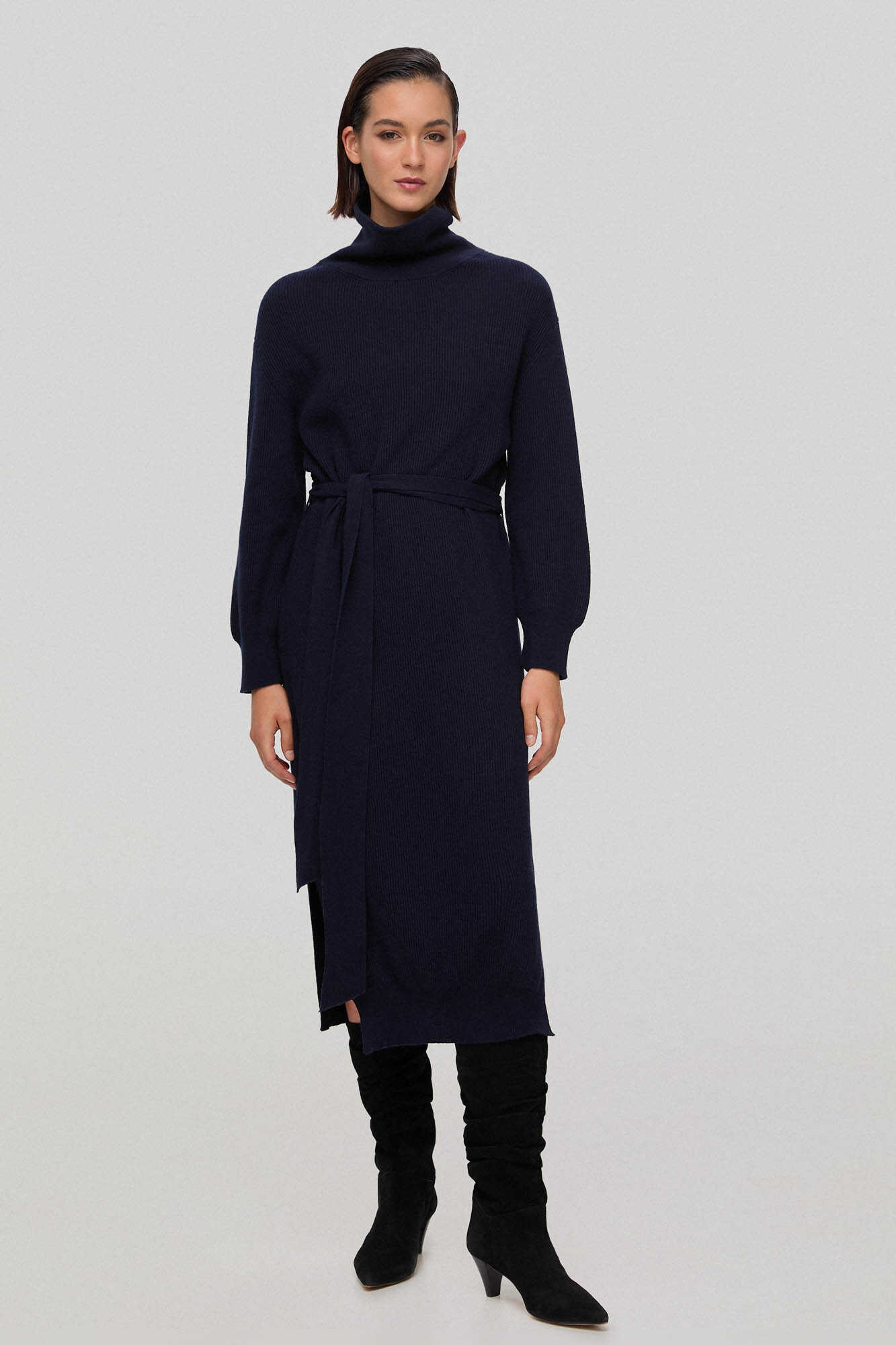 Robe en maille à ceinture TFP By Pedro del Hierro