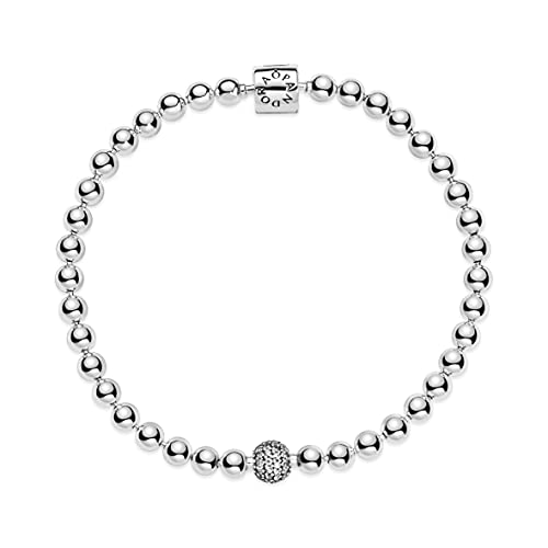 Bracelet PANDORA 598342CZ-17 avec perles et pavé