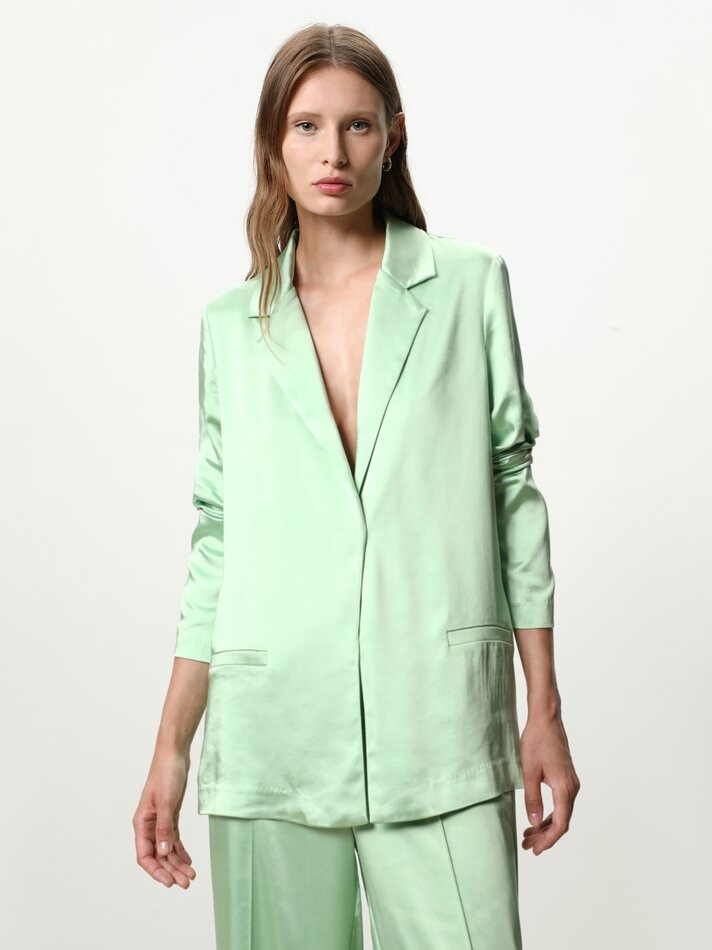 blazer en satin