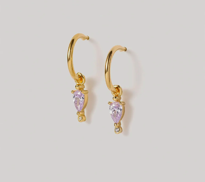 Boucles d'oreilles Dis-moi que tu m'aimes OLIVIA LAVANDE