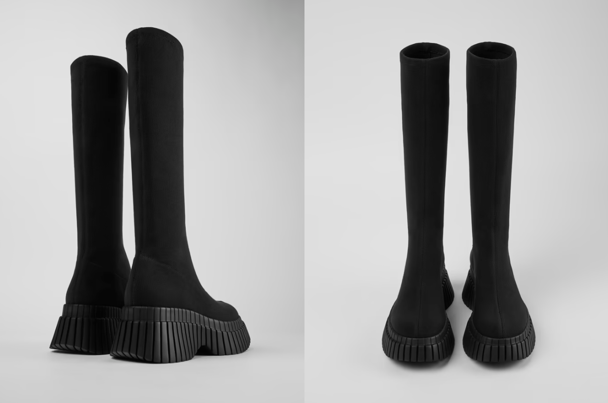 Bottes chaussettes hautes