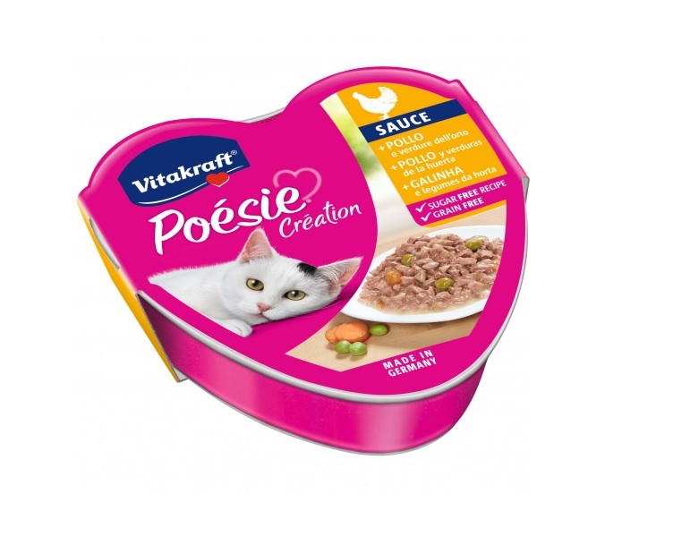 Poésie Poulet & Légumes Nourriture humide pour chat adulte