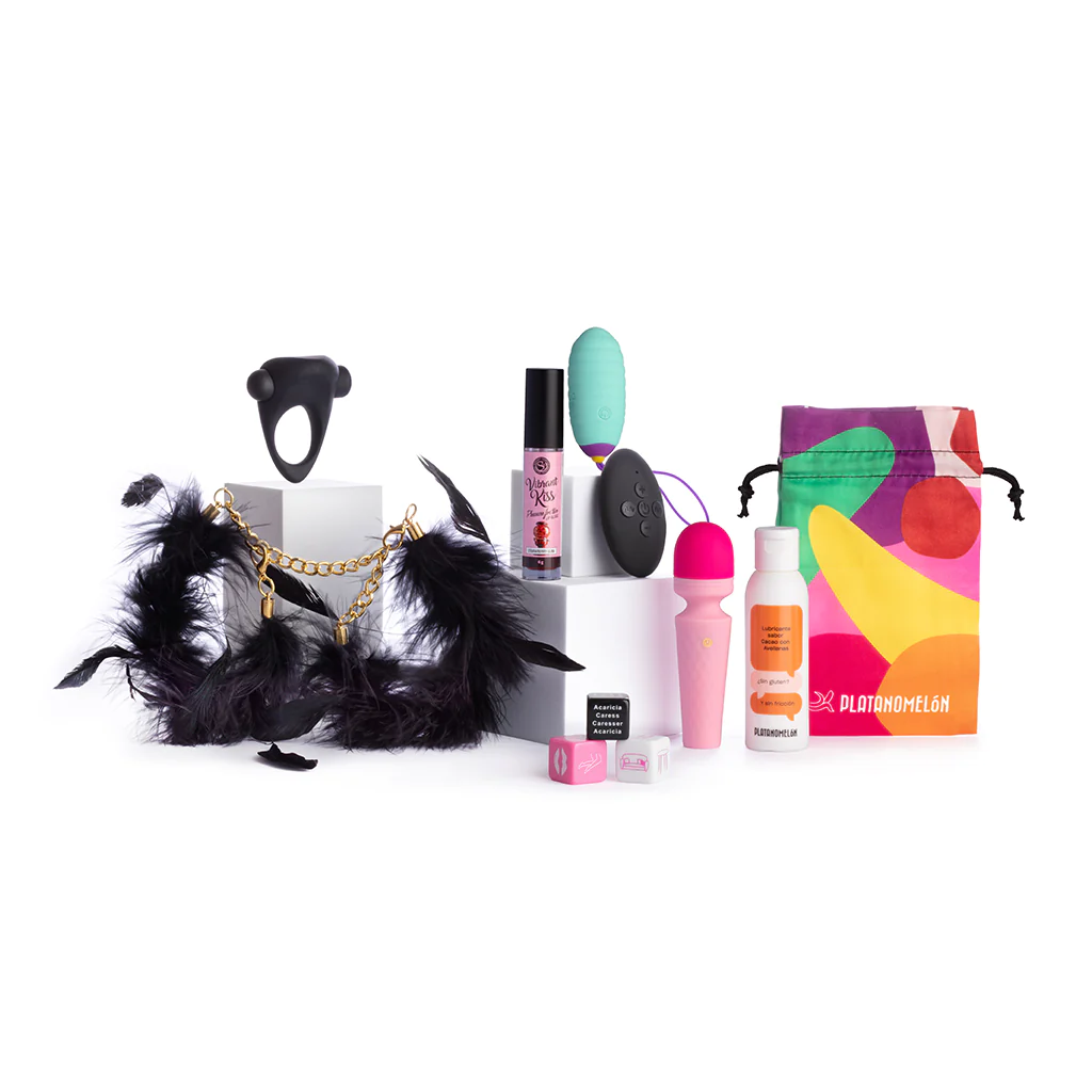 Un coffret Saint Valentin illimité contenant dix produits. Expérience Platanomelon