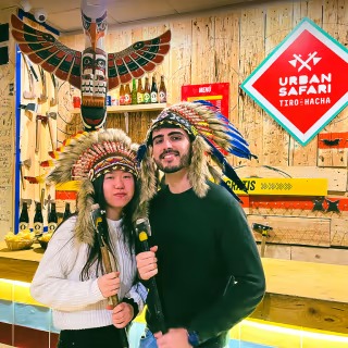 Lancer de hache pour la Saint-Valentin dans Urban Safari