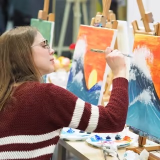 Art&Wine : Peindre avec un verre de vin