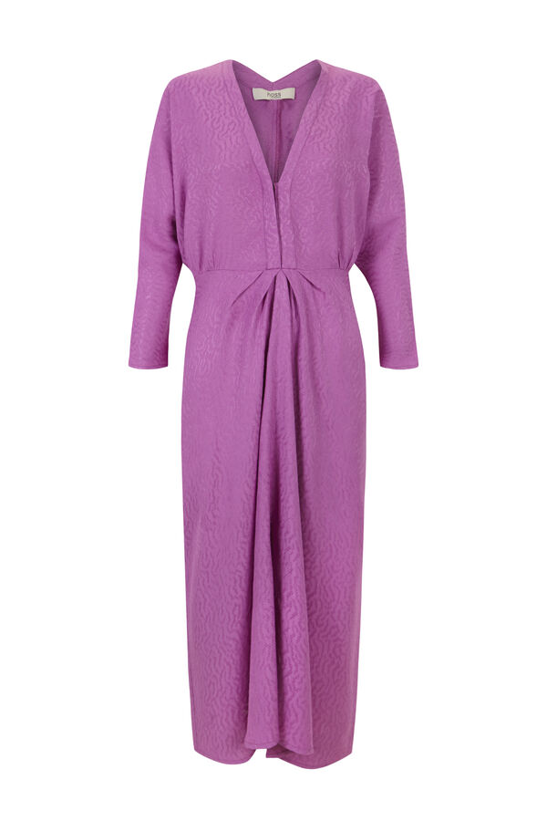 Robe midi jacquard.
