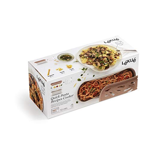 Récipient Lékué Quick Pasta, 1500ml, polypropylène, terre cuite