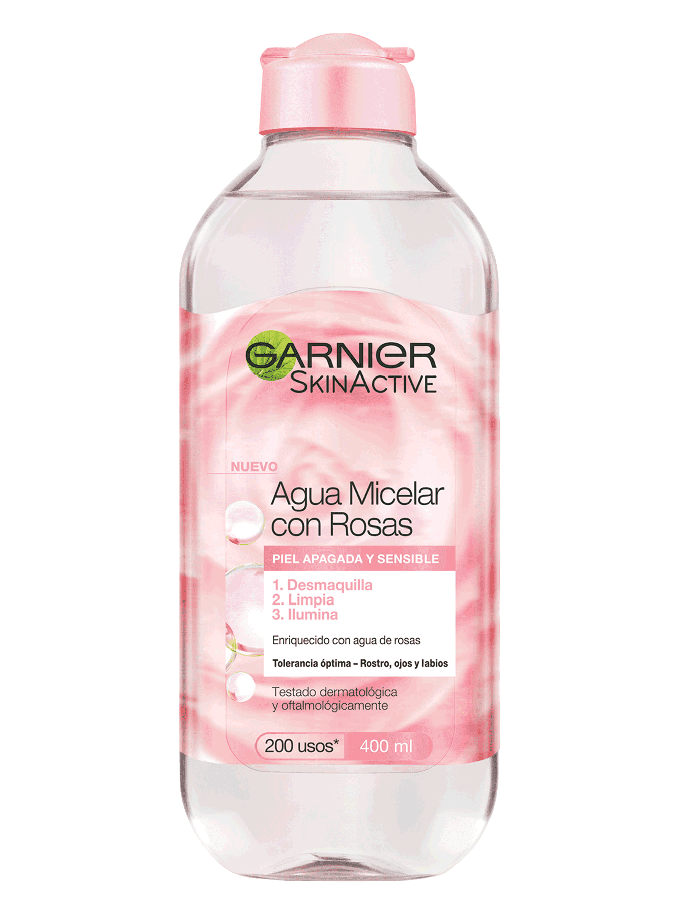 GARNIER Eau Micellaire à la Rose Nettoie et Éclaircit