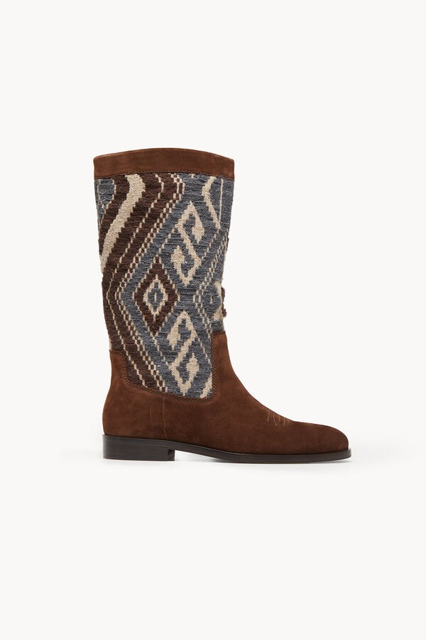 Bottes hautes en daim Graciela Hoss Intropia