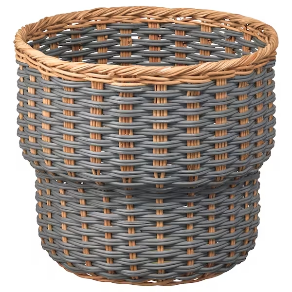 STENBÄR: pot de fleur, gris, 24 cm