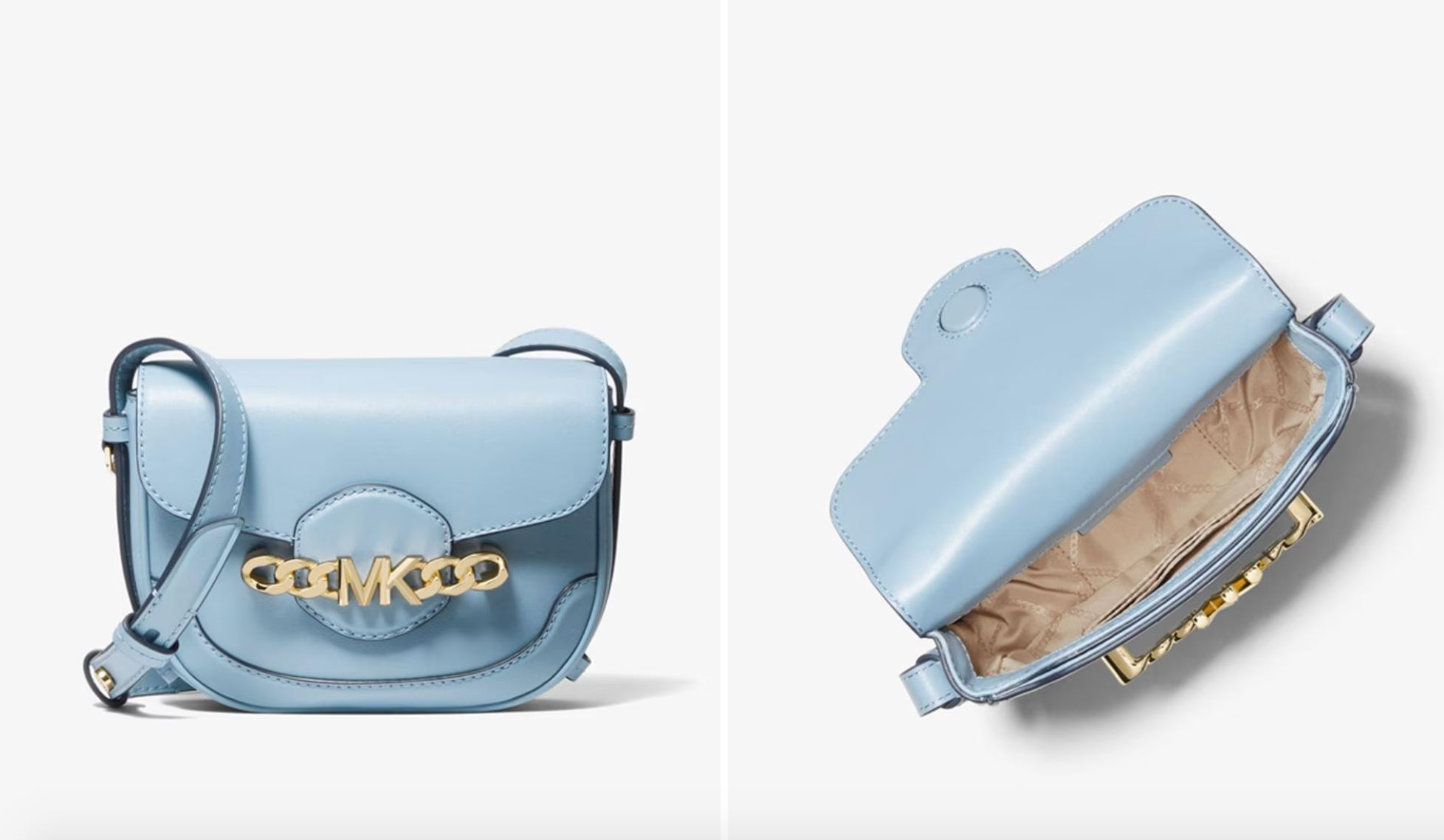 Sac à bandoulière Hally femme de coloris bleu à boucle