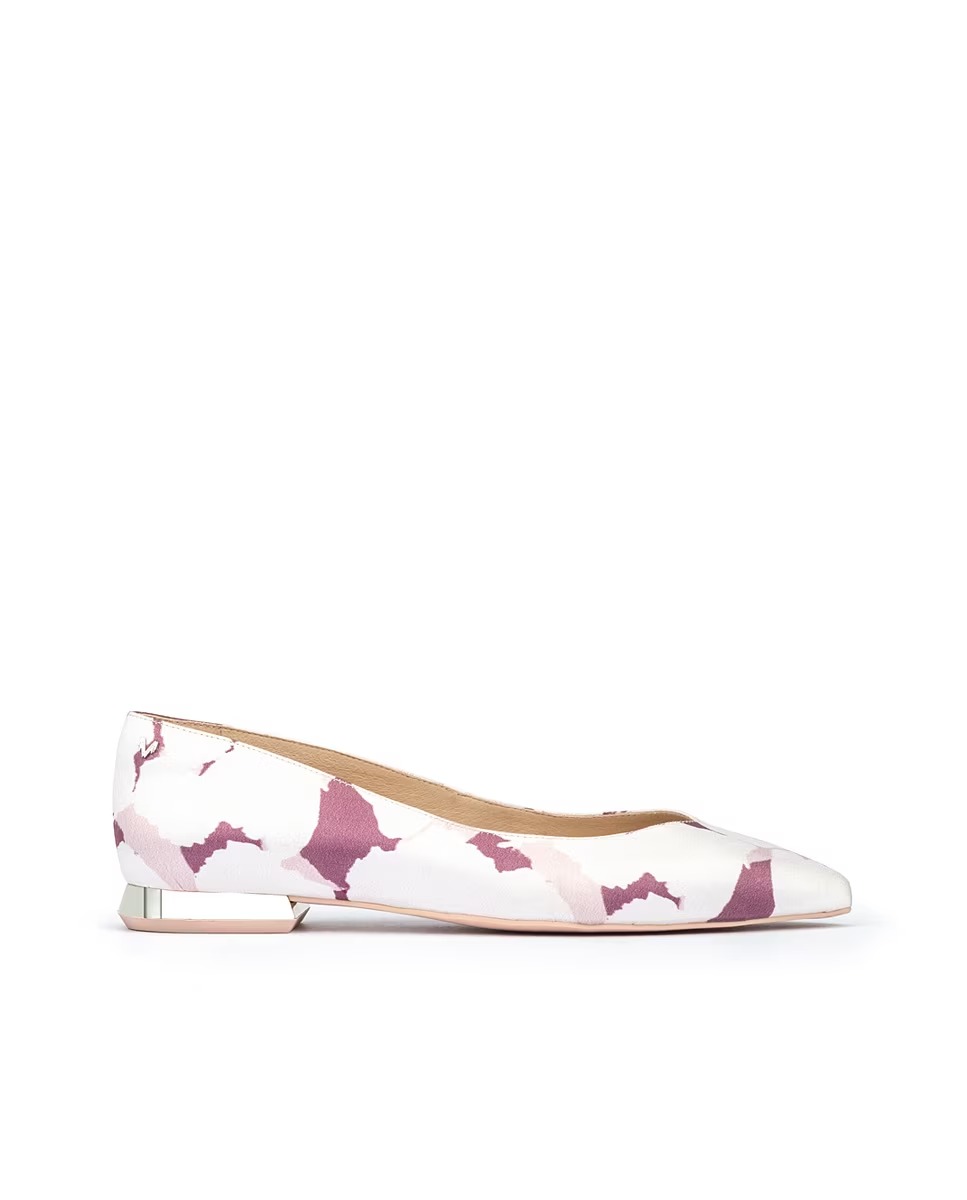 Ballerines femme Martinelli violettes en cuir