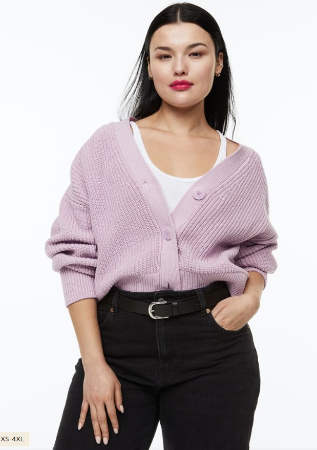 cardigan nervuré