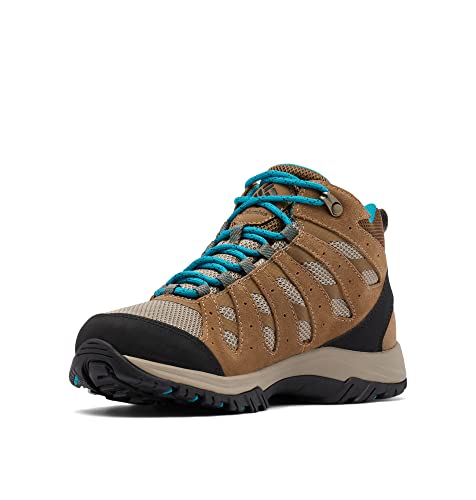 Columbia Redmond III Mid Waterproof, Bottes de randonnée pour femmes, Brown Khaki Ii Sea Level, 38 EU