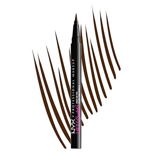 NYX Professional Makeup Lift and Snatch !  Crayon à sourcils longue tenue 16H, anti-taches, anti-taches, expresso